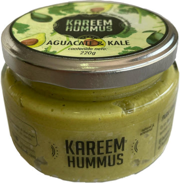 HUMMUS AGUACATE Y KALE, Kareem Hummus x 220 g (Sólo Venta en Bogotá)