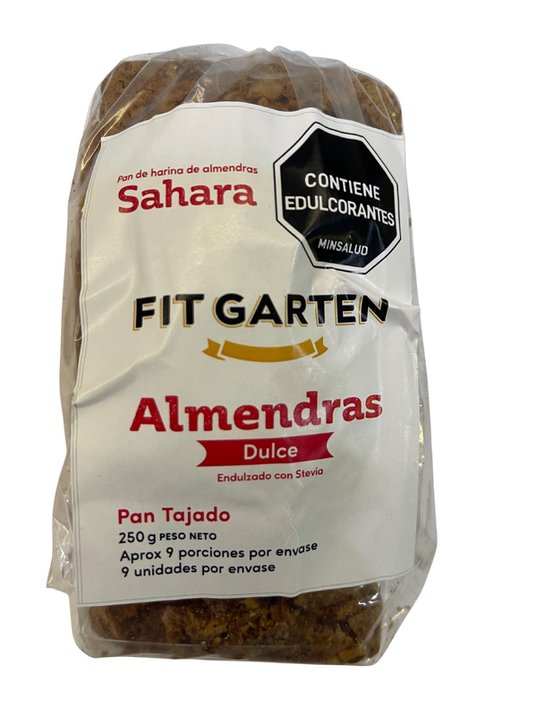 PAN DE HARINA DE ALMENDRAS SAHARA Dulce, Fit Garten x 250 g.