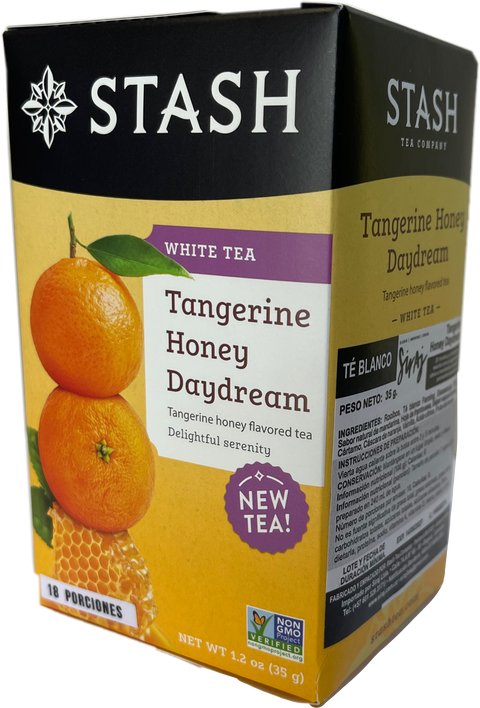 TE BLANCO SABOR A MANDARINA Y MIEL, STASH X 20 Sobres