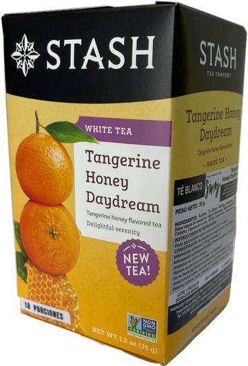 TE BLANCO SABOR A MANDARINA Y MIEL, STASH X 20 Sobres