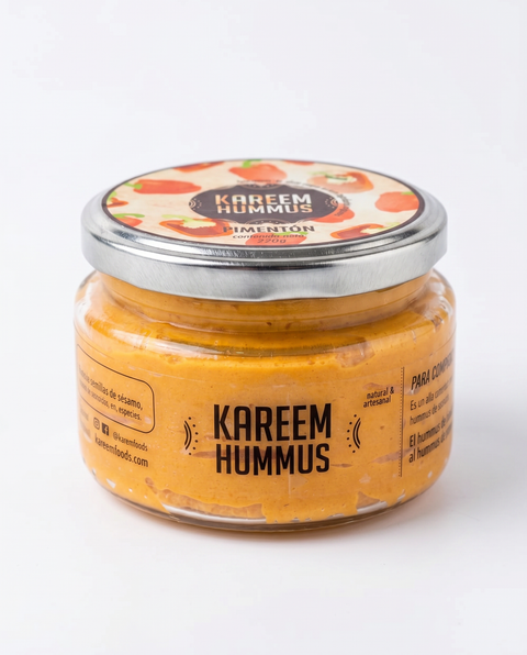 HUMMUS PIMENTÓN, Kareem Hummus x 220 g (Sólo Venta en Bogotá)