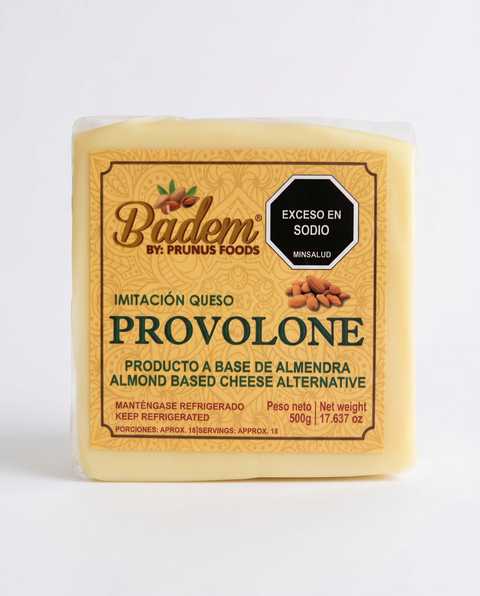 QUESO DE ALMENDRAS BADEM, Imitación Tipo Provolone Bloque x 500 g (Sólo Venta en Bogotá)