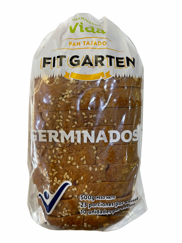 PAN VIDA DE GRANOS GERMINADOS, Fit Garten x 500 g.