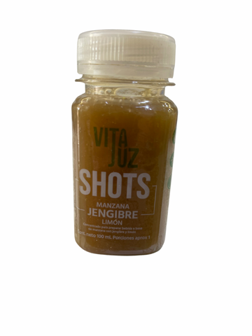 SHOT MANZANA JENGIBRE LIMÓN, VITA JUZ x 100 ml