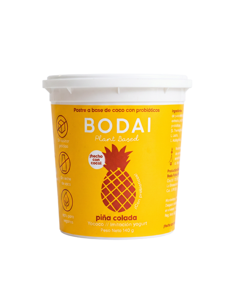 YOGURT BODAI Piña Colada x 140 g (Venta Sólo en Bogotá*)