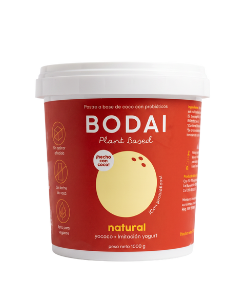YOGURT BODAI, Natural x 1000 g (Venta Sólo en Bogotá*)