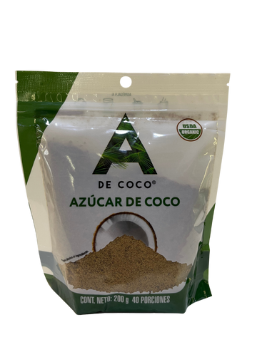 AZUCAR DE COCO, A de Coco X 200 g.