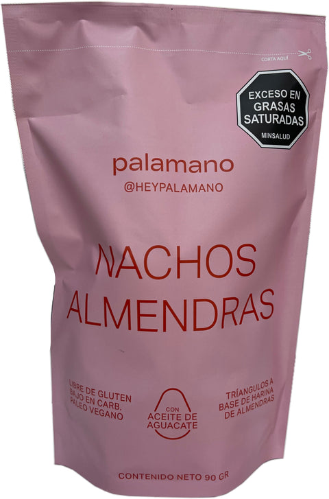 NACHOS ALMENDRAS, Palamano x 90 g