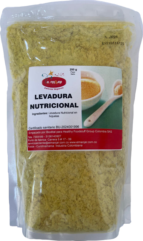 LEVADURA NUTRICIONAL EN HOJUELAS El Manjar x 250 g