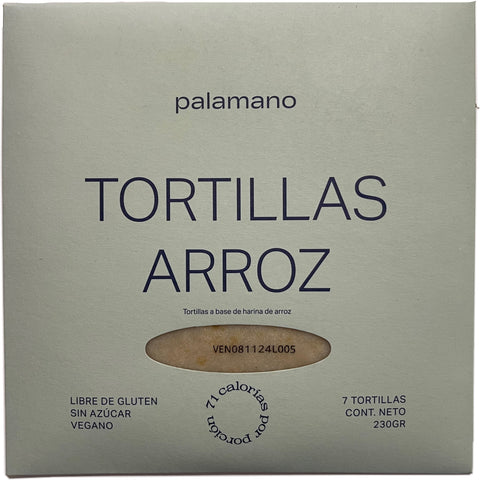 TORTILLAS ARROZ, Palamano x 230 g