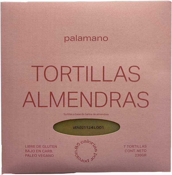 TORTILLAS ALMENDRAS, Palamano x 230