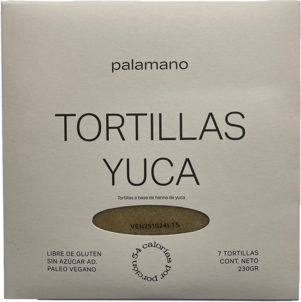 TORTILLAS YUCA, Palamano x 230 g