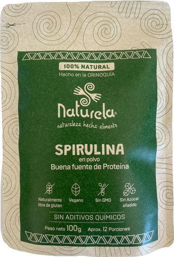 SPIRULINA EN POLVO Naturela x 100 Gramos