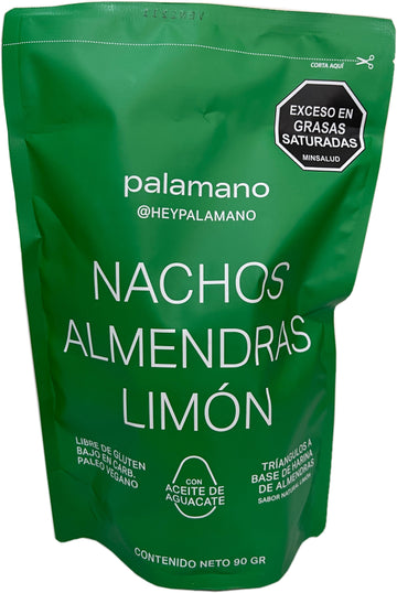 NACHOS ALMENDRAS LIMON, Palamano x 90 g