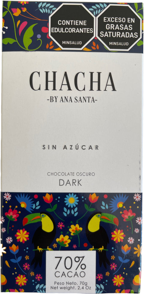 CHOCOLATE OSCURO DARK, Chacha X 70g