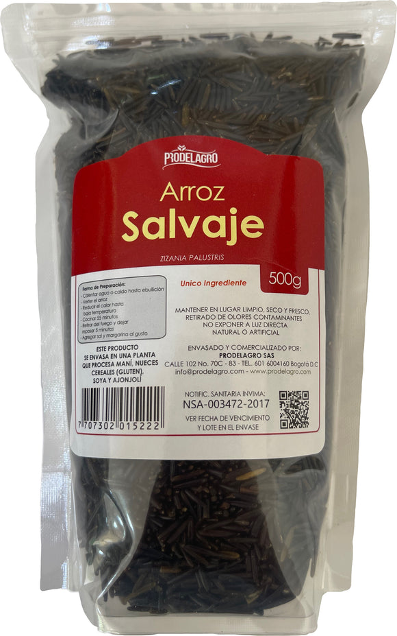ARROZ SALVAJE X 500 g.