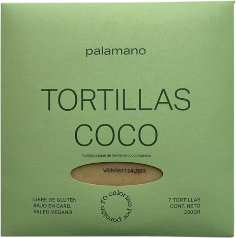 TORTILLAS COCO, Palamano x 230 g