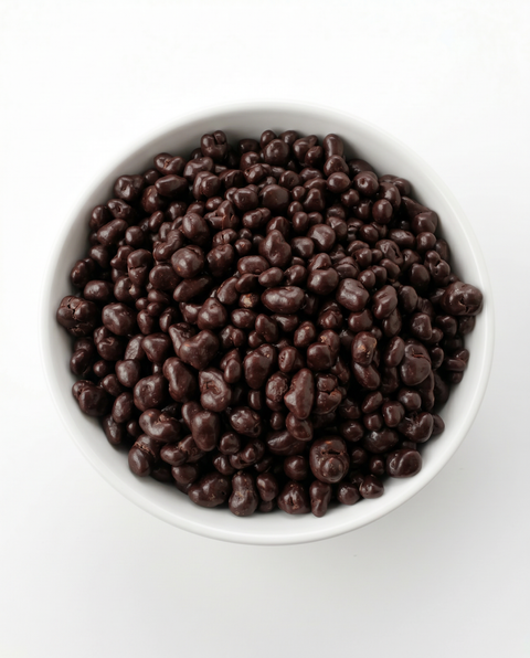 NIBS DE CACAO Recubiertos de Chocolate al 65%, Equiori