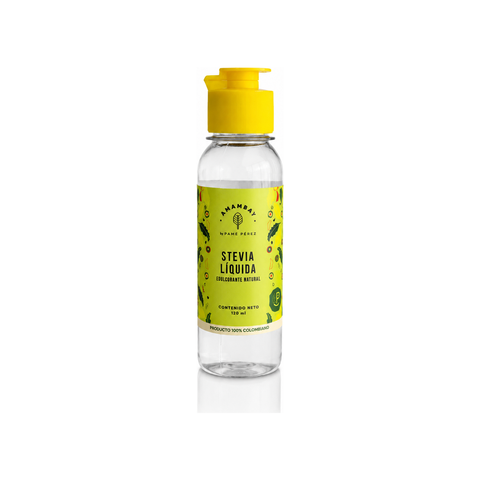 Stevia Líquida AMAMBAY by Pamé Pérez 120 ml, edulcorante natural sin aditivos