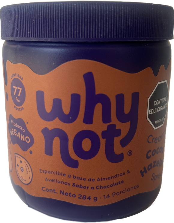CREMA ESPARCIBLE CHOCOAVELLANA, Why Not x 284 g