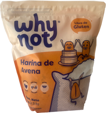 HARINA DE AVENA LIBRE DE GLUTEN, Why Not x 1000 g