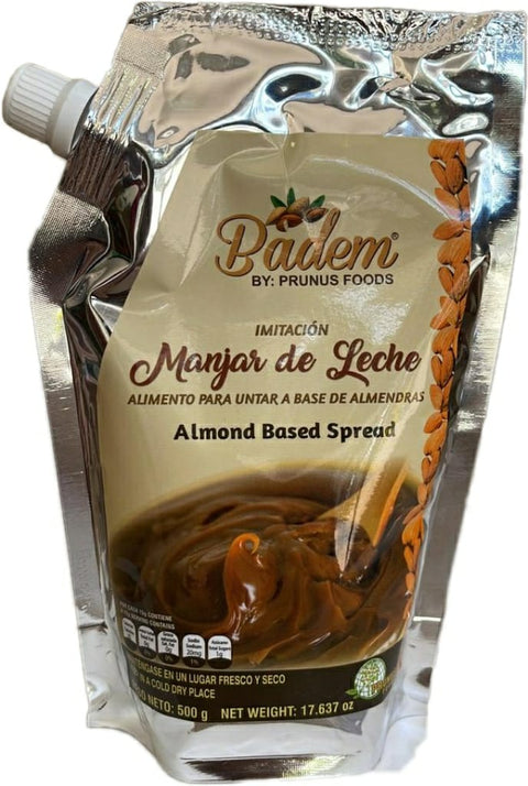 AREQUIPE DE ALMENDRAS BADEM (Manjar de Leche) x 500 g