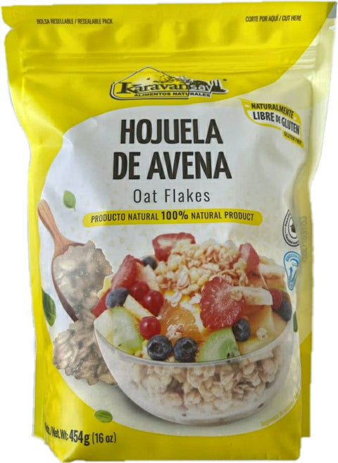 AVENA EN HOJUELAS SIN GLUTEN, Karavansay x 454 g