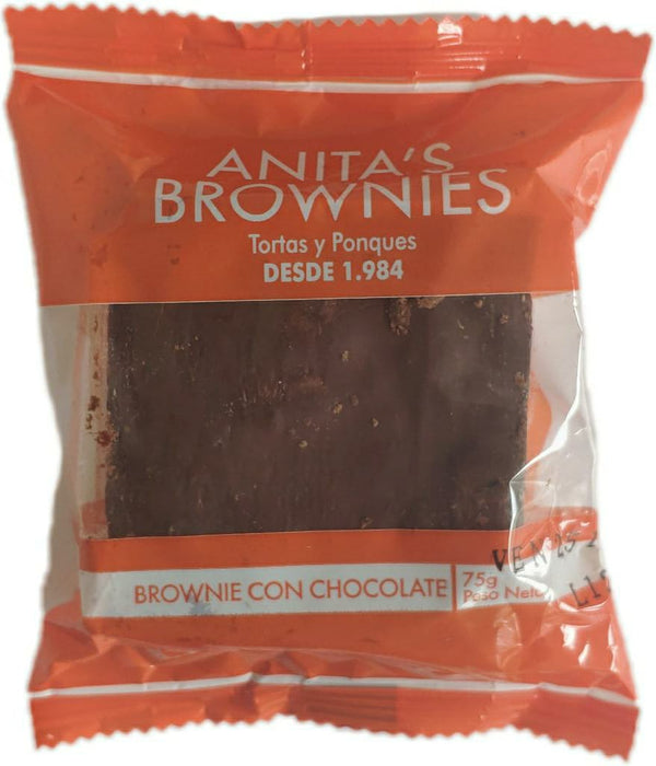 BROWNIE ANITA´S CON CHOCOLATE X 75 g