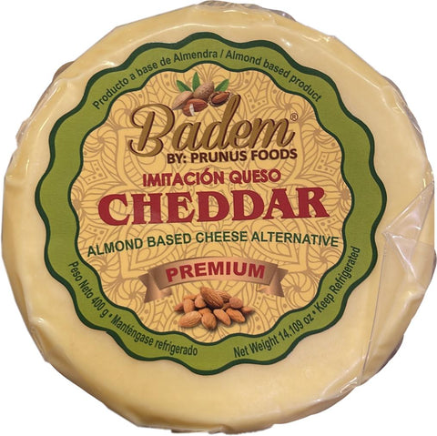 QUESO DE ALMENDRAS BADEM Tipo Cheddar x 400 g (Sólo Venta en Bogotá)