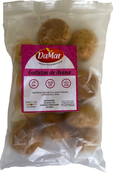 GALLETA DE AVENA Damar x 120 g.