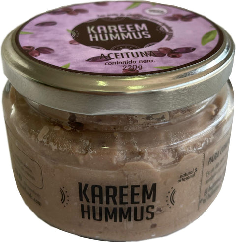 HUMMUS ACEITUNA, Kareem Hummus x 220 g (Sólo Venta en Bogotá)