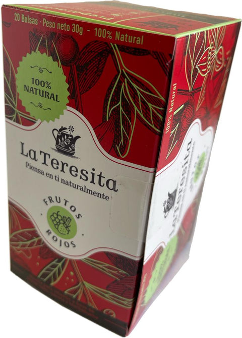 INFUSIÓN FRUTOS ROJOS, La Teresita x 20 Bolsas