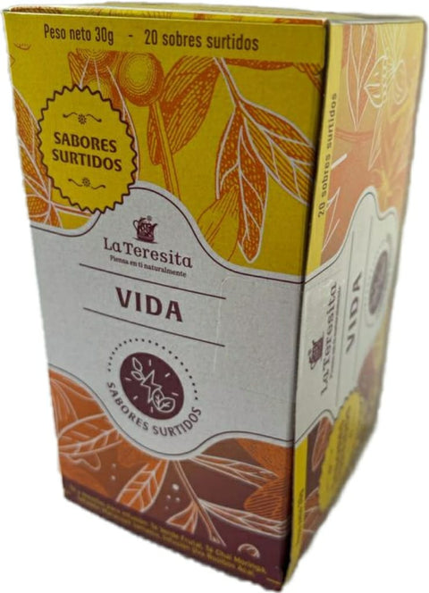 INFUSIONES SABORES SURTIDOS VIDA, La Teresita x 20 Sobres