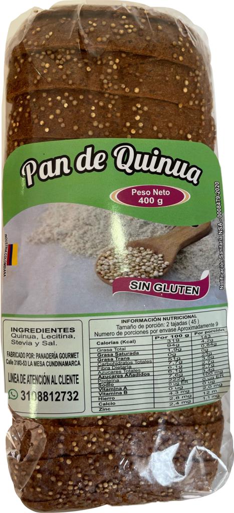 PAN DE QUINUA Tajado, Vida Sana x 400 g.