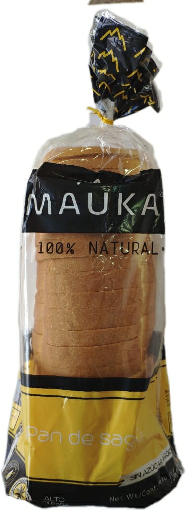 PAN DE SAGÚ TAJADO SIN GLUTEN, Mauka x 450 g.
