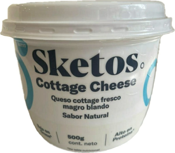 QUESO COTTAGE, Sketos x 500 g. (Venta Sólo en Bogotá)