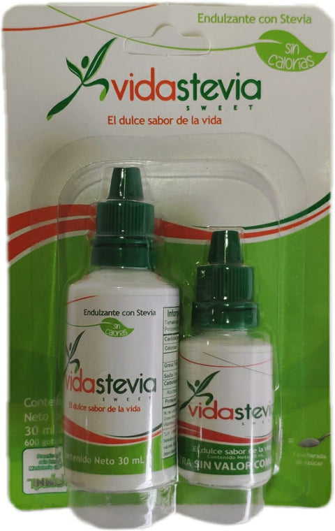 ENDULZANTE CON STEVIA GOTERO Vidastevia x 30 ml