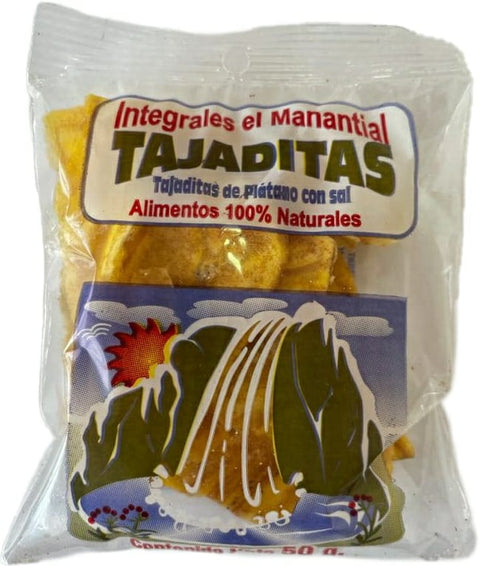 TAJADITAS DE PLATANO El Manantial x 50 g