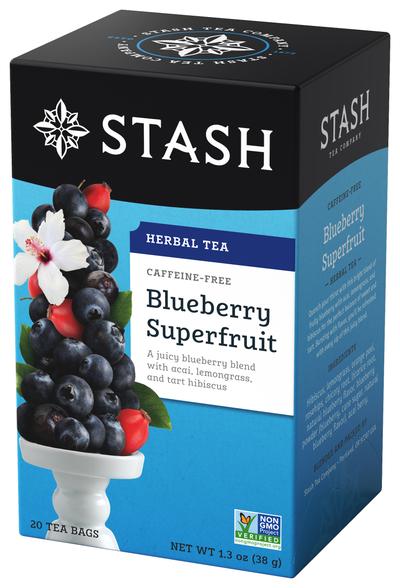 TE HERBAL DE FLOR DE JAMAICA CON CÁSCARA DE NARANJA, LIMONARIA Y RAIZ DE ACHICORIA SIN CAFEÍNA STASH X 20 Bolsas