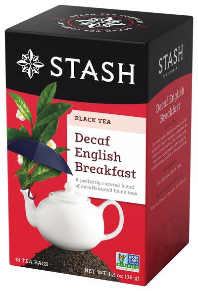 TE NEGRO DESCAFEINADO ENGLISH BREAKFAST STASH X 18 Sobres