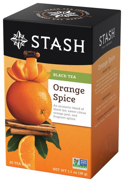 TE NEGRO SABOR NARANJA STASH X 20 Sobres