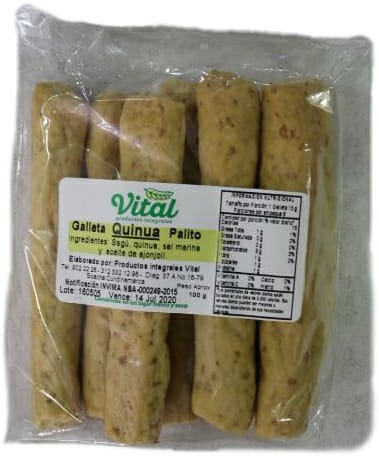 Galleta Quinua Palitos Vital x 100 g