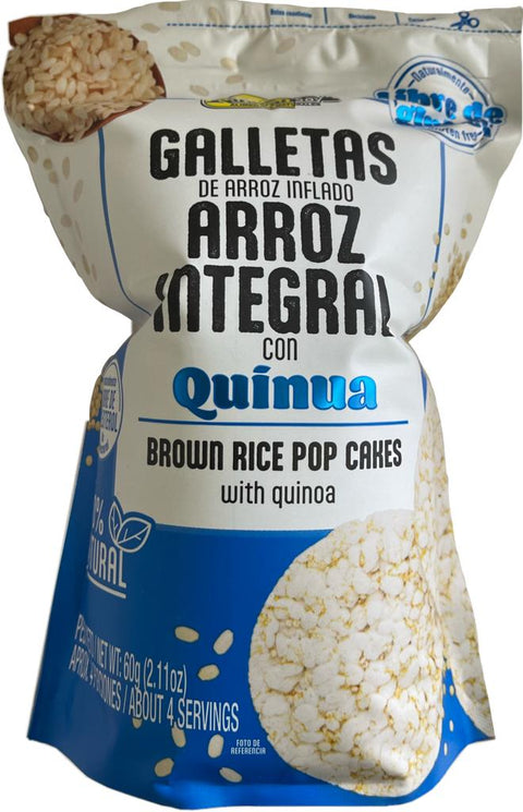 GALLETAS DE ARROZ INFLADO CON QUINUA Karavansay x 60 g