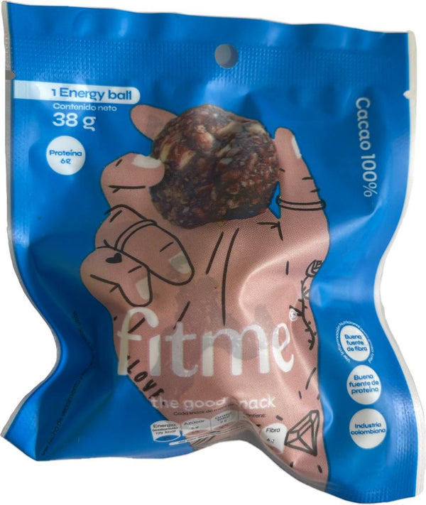 SNACK DE PROTEÍNA VEGETAL con maní y cacao 100%, Fidmi x 38 g.