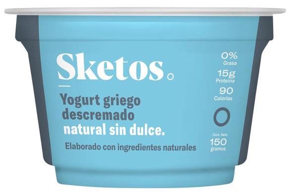 YOGURT GRIEGO NATURAL X 150 Gr. Sketos (Venta Sólo en Bogotá)